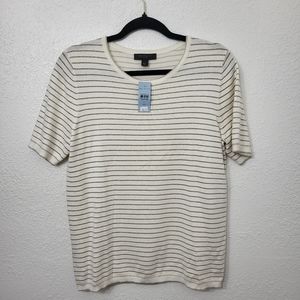 Ann Taylor Scoop Neck Top LP